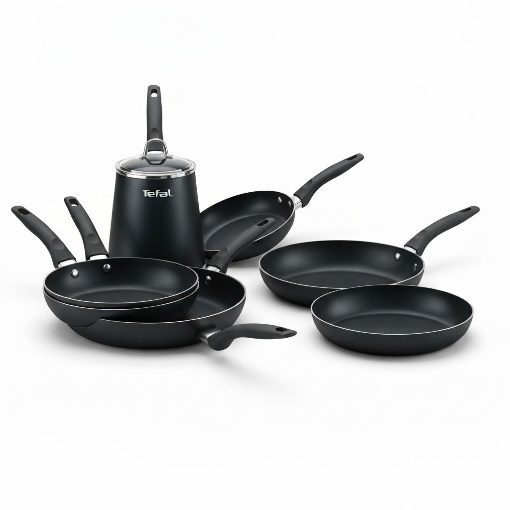 Ingenio Simplicity L838SM44 22-Piece Pan Set + 4 Black